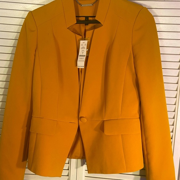 White House Black Market Jackets \u0026 Coats | Nwt Whbm Yellow Blazer | Color: Yellow | Size: 4 | Annie0588's Closet